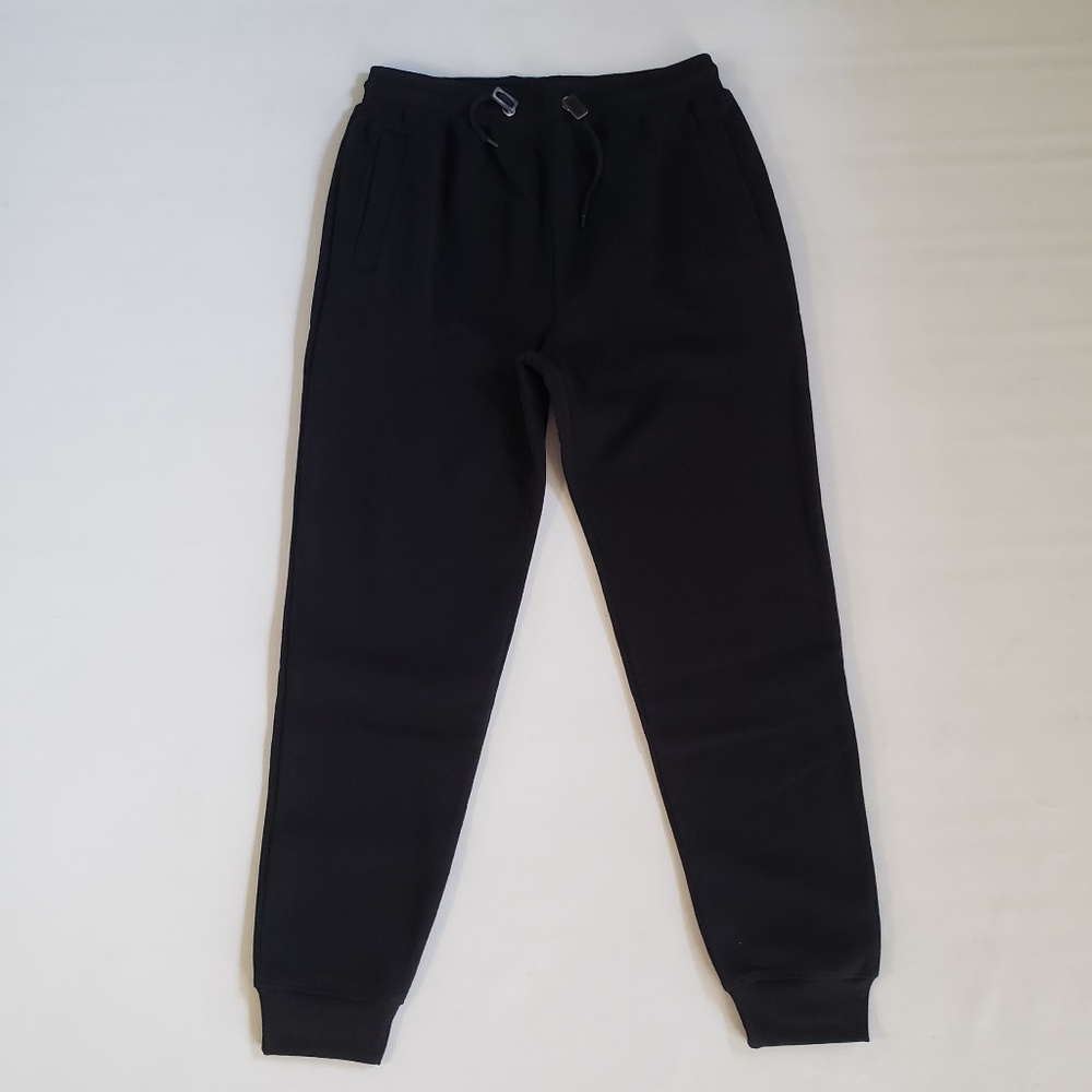 Galaxy By Harvic Black Jogger Drawstring Pants, L